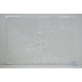 Папка с кнопкой FLEXoffice А4 прозрачная, 0.18мм, FO-CBF05 *10/200