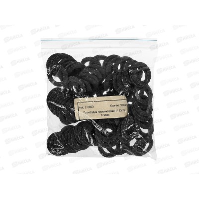 Прокладка паронитовая 1&quot 30*19 h=2мм 2-0023С упаковка 100шт