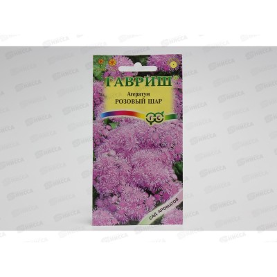 Агератум Розовый шар 0,05г серия Сад ароматов *10 ГШ + Агератум Розовый шар 0,05г серия Сад ароматов *10 ГШ +
