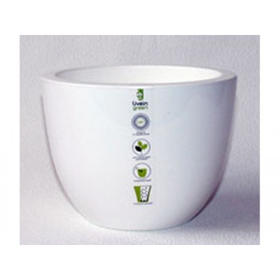 Горшок для цветов Орион 3,5л с поддоном Белый *4 Горшок для цветов Орион 3,5л с поддоном Белый *4