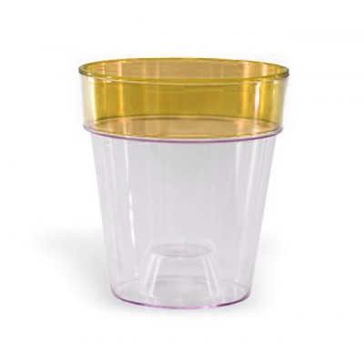 Горшок для орхидей Протея 1,4л ободок Янтарный *20 Горшок для орхидей Протея 1,4л ободок Янтарный *20