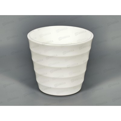 Горшок для цветов Лаура 1,4л Белый *18 Горшок для цветов Лаура 1,4л Белый *18