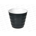 Горшок для цветов Лаура 1,4л Антрацит-белый *18 Горшок для цветов Лаура 1,4л Антрацит-белый *18