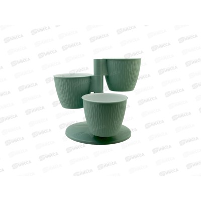 Каскад цветочный из 3-х горшков Мята *10 Каскад цветочный из 3-х горшков Мята *10