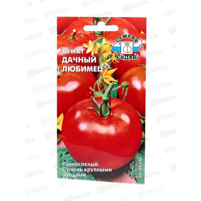 Томат Дачный Любимец открытый грунт (Евро, 0,1) *10 СеДек + Томат Дачный Любимец открытый грунт (Евро, 0,1) *10 СеДек +