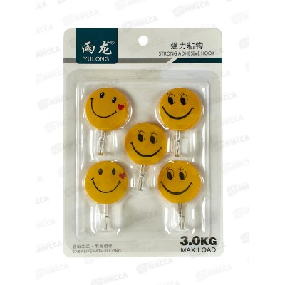 Крючки для полотенец 5068 5шт на липе (048189)  Ж