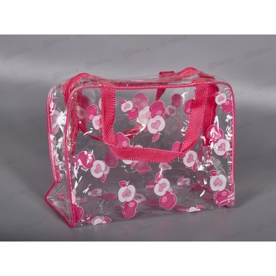 Косметичка-сумочка 805 прозрачная (048155)    Ж Косметичка-сумочка 805 прозрачная (048155)    Ж