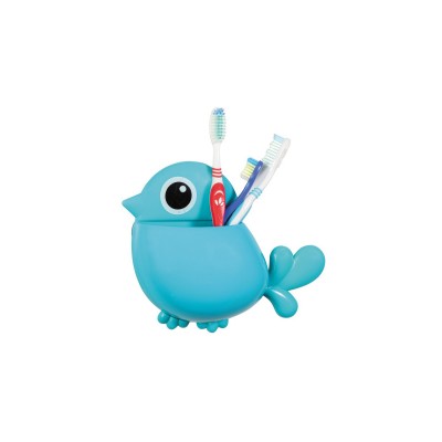 Подставка под зубные щетки Птичка на присосках, пластик (048202)  Ж Подставка под зубные щетки Птичка на присосках, пластик (048202)  Ж