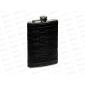Фляжка 10 oz 300мл нерж+кожзам (048330)   Ж