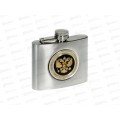 Фляжка 5oz 150мл герб нержавейка (048289)  Ж