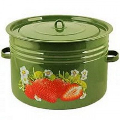 Бак 32л эмалированный декорированный Зеленый рябчик С2829 Бак 32л эмалированный декорированный Зеленый рябчик С2829