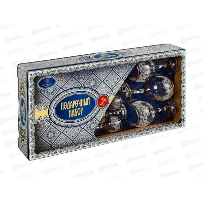 Набор подарочный 12 предметов 1614-ГЗ Боярский гравированный золото *3