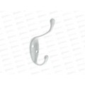 Крючок 1092S металлический белый (016514)  *80  Ж