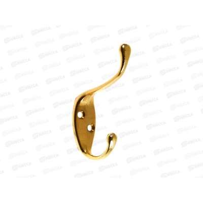 Крючок 1092S металлический золото (016515) *40   Ж