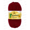Пряжа Бамбино вишня шерсть меринос35% акрил65% 50гр 150м 091 *10