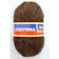 Пряжа Северянка шерсть 30%/верблюжья шерсть 5%/акрил 65% 100гр 150м шоколад 063 *10