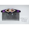 Гребешок для волос 10см пластм 3724-33* 12