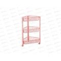 Полка угловая ЕВРО 3-х секционная Чайная роза М2756 *6 Полка угловая ЕВРО 3-х секционная Чайная роза М2756 *6