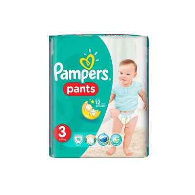 Памперсы трусики  Pants MIDI (6-11кг)  19шт *4