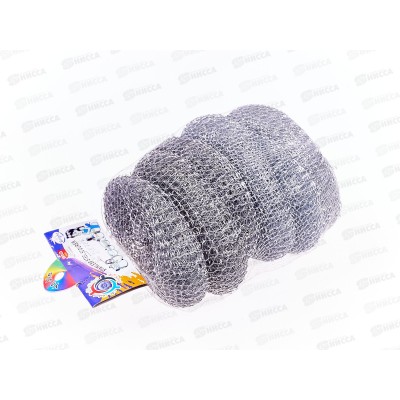 Губка для посуды металлическая, 20гр, уп.6шт, AL-4658 *6/720 Губка для посуды металлическая, 20гр, уп.6шт, AL-4658 *6/720