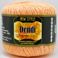 Пряжа Денди хлопок мерсеризованный 100% 50гр 330м абрикос 036 *10
