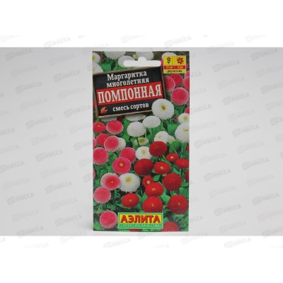 Маргаритка Помпонная, смесь окрасок *10 АЭЛИТА +