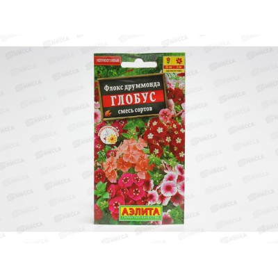Флокс Глобус,смесь окрасок *10 АЭЛИТА +