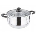 Кастрюля 5,4л  SA-P1024 крышка нержавеющая сталь