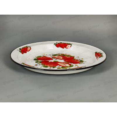 Блюдо 5л декорированное Клубника садовая  С0812.д*59 *5