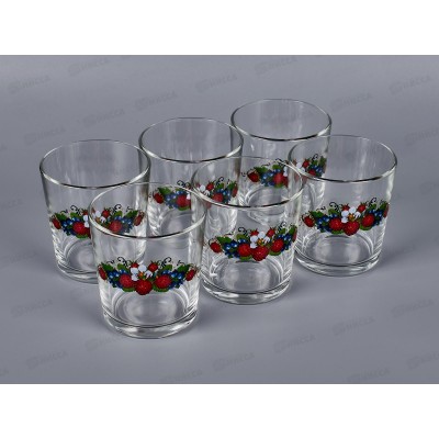 Набор стаканов 250мл 6шт 144-Д Лесные ягоды *4