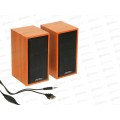 Колонки Perfeo 2.0 Cabinet, 2*3Вт, USB, PF_A4326