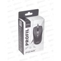 Мышь PERFEO опт. 4кн USB, чер, PF-383-OP-B (PF_4932)