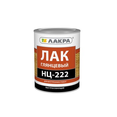 ЛАК НЦ-222 &quotЛАКРА&quot 1,7кг *6 СРОК ДО 09.26