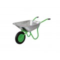 Тачка строительная Кратон WB-100H 1 колесо  13", 100кг, 60л, 0.7мм
