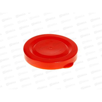 Крышка полиэтиленовая цветная  *400 красная ИНТ
