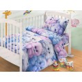 Комплект постельного постельного детский бязь Милашки 150*100
