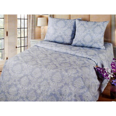 Комплект постельного белья Семейный Поплин-жаккард ГРАФИТ Комплект постельного белья Семейный Поплин-жаккард ГРАФИТ