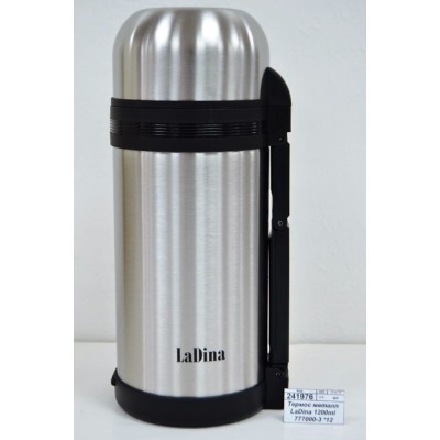 Термос металлический LaDina 1200ml 777000-3 *12