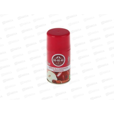 ДО-РЕ-МИ ПРЕМИУМ освежитель Яблоко и корица запасной баллон 250 мл *12 ДО-РЕ-МИ ПРЕМИУМ освежитель Яблоко и корица запасной баллон 250 мл *12