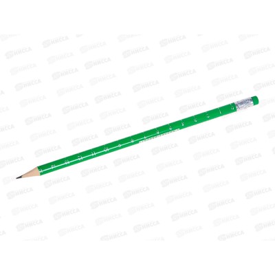 Карандаш чернографитный с ластиком  CENTRUM HB заточенный,в тубусе, 88006 *50