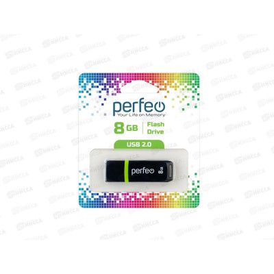 Флэш-карта Perfeo USB  8Gb C11 black