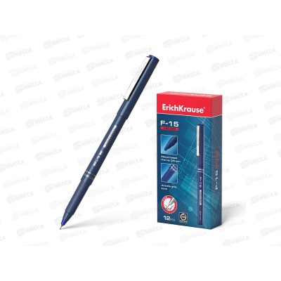 Ручка капилярная ЕК F15 синяя, 37065 *12/144 Ручка капилярная ЕК F15 синяя, 37065 *12/144