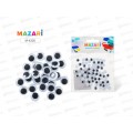 Глазки декоративные MAZARI подвижные №1 М-4320*24 Глазки декоративные MAZARI подвижные №1 М-4320*24
