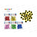 Глазки декоративные MAZARI подвижные №9 М-4328*24 Глазки декоративные MAZARI подвижные №9 М-4328*24