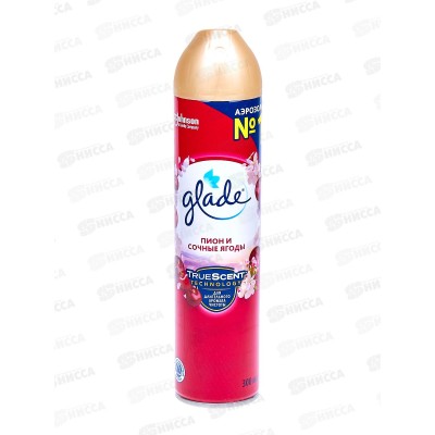 ГЛЭЙД освежитель воздуха 300мл Пион/Сочные ягоды *12 ГЛЭЙД освежитель воздуха 300мл Пион/Сочные ягоды *12
