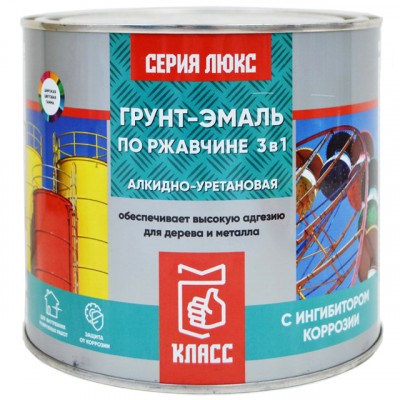 ГРУНТ-ЭМАЛЬ по ржавчине шоколадный 1,9килограмм Класс Люкс *6 ГРУНТ-ЭМАЛЬ по ржавчине шоколадный 1,9килограмм Класс Люкс *6