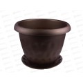 Горшок для растений Розетта золотой с поддоном 21л Д400 С130ЗОЛ *4 Горшок для растений Розетта золотой с поддоном 21л Д400 С130ЗОЛ *4