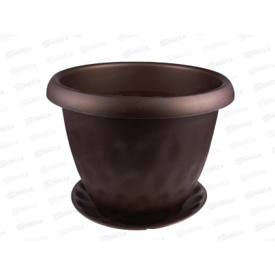 Горшок для растений Розетта золотой с поддоном 21л Д400 С130ЗОЛ *4 Горшок для растений Розетта золотой с поддоном 21л Д400 С130ЗОЛ *4