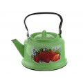 Чайник 3,5л декоративный Клубника садовая с петлей С2713.з*59