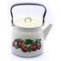 Чайник 3,5л декорированный сферический Вишневый сад с петлей С2716*55  *4